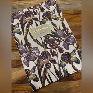 Bruno Visconti Soft Touch Purple Irises Floral Notebook Journal A5 NEW
